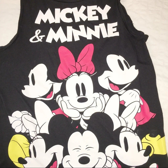 Disney large (11-13) disneyworld Mickey Minnie top - Picture 2 of 3
